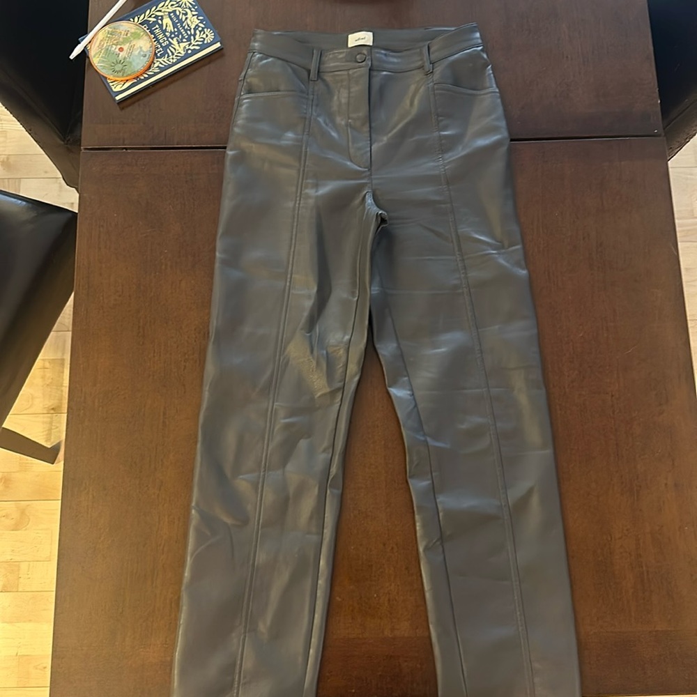 Aritzia Wilfred Rebel Leather Pants
